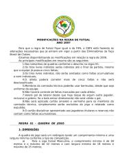 alteracoes das regras 2007 de futsal vniabr@yahoo.com.br.doc